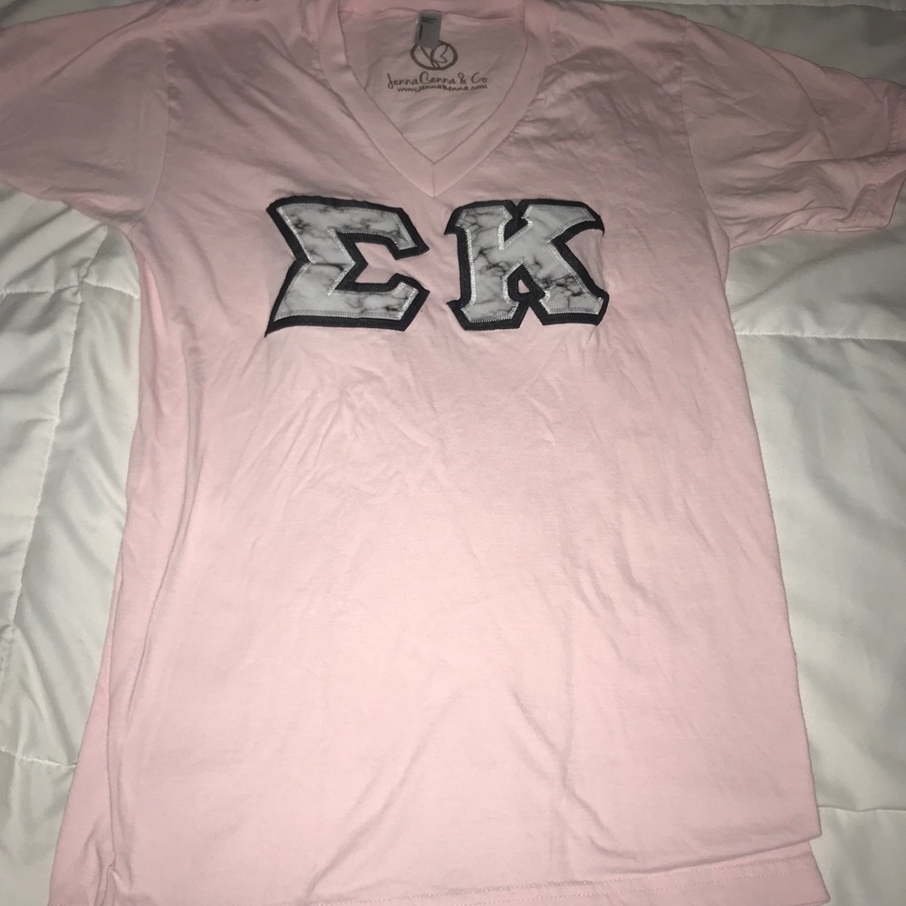Sigma Kappa letter tee